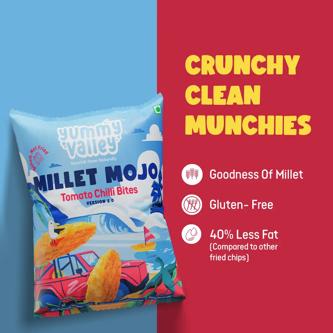 Millet Mojo Tomato Chilli Bites
