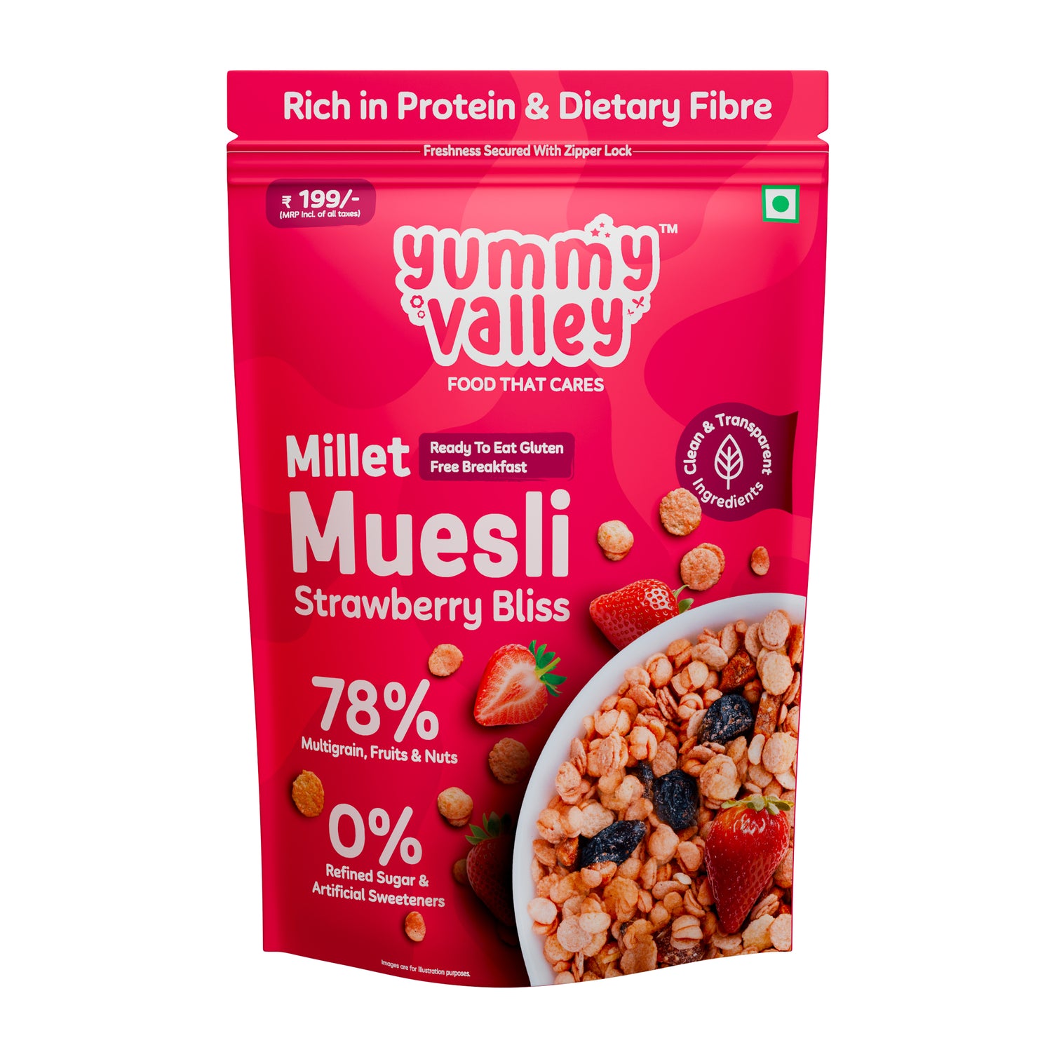 Millet Muesli Strawberry Biss