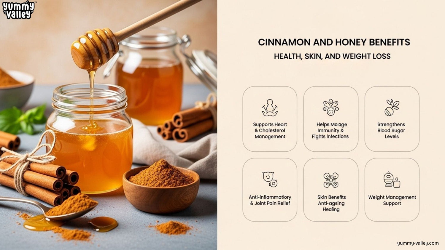 Benefits of Cinnamon and Honey 