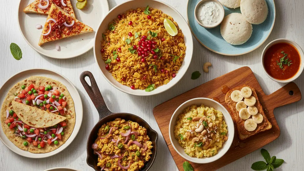 healthy indian breakfast