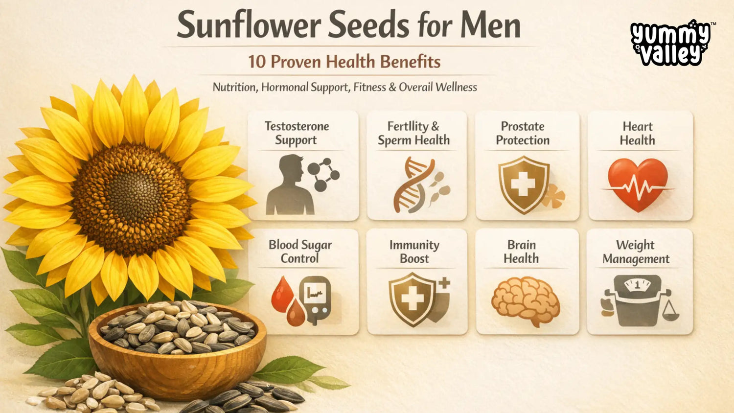 Sunflower Seeds Benefits for Male