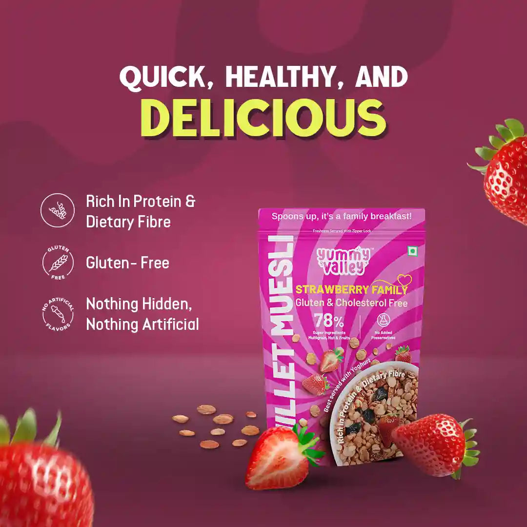 Millet Muesli Strawberry