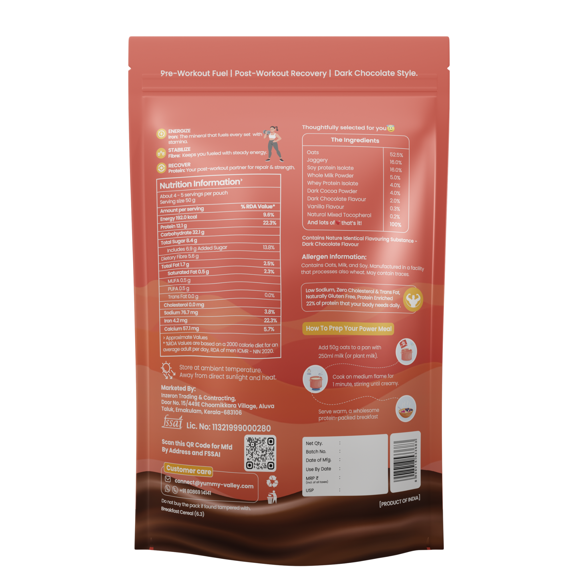 Yummy Valley High Protein Oats