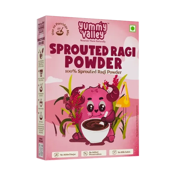 Popped Ragi Powder Image Buy Sprouted Ragi Powder For Babies | Ragi Flour - Yummy Valley