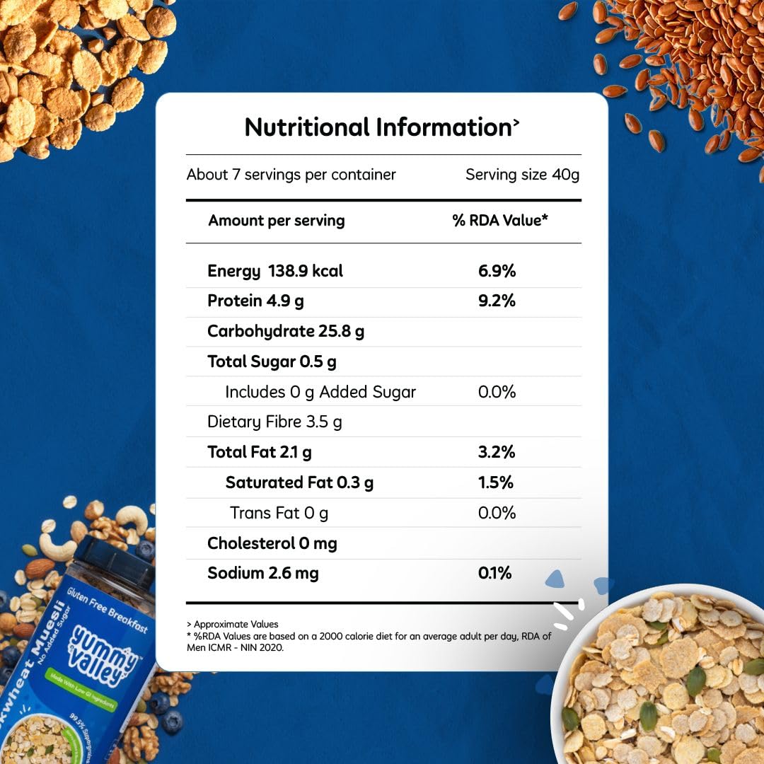 Yummy Valley Buckwheat Muesli 