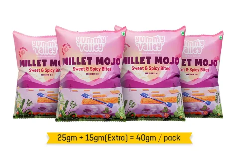 Millet Mojo Sweet & Spicy Bites (Pack of 4)