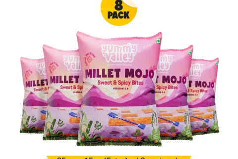 Millet Mojo Sweet & Spicy Bites (Pack of 8)