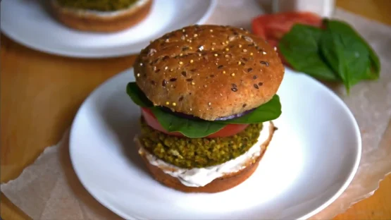 Proso Millet Veggie Burgers