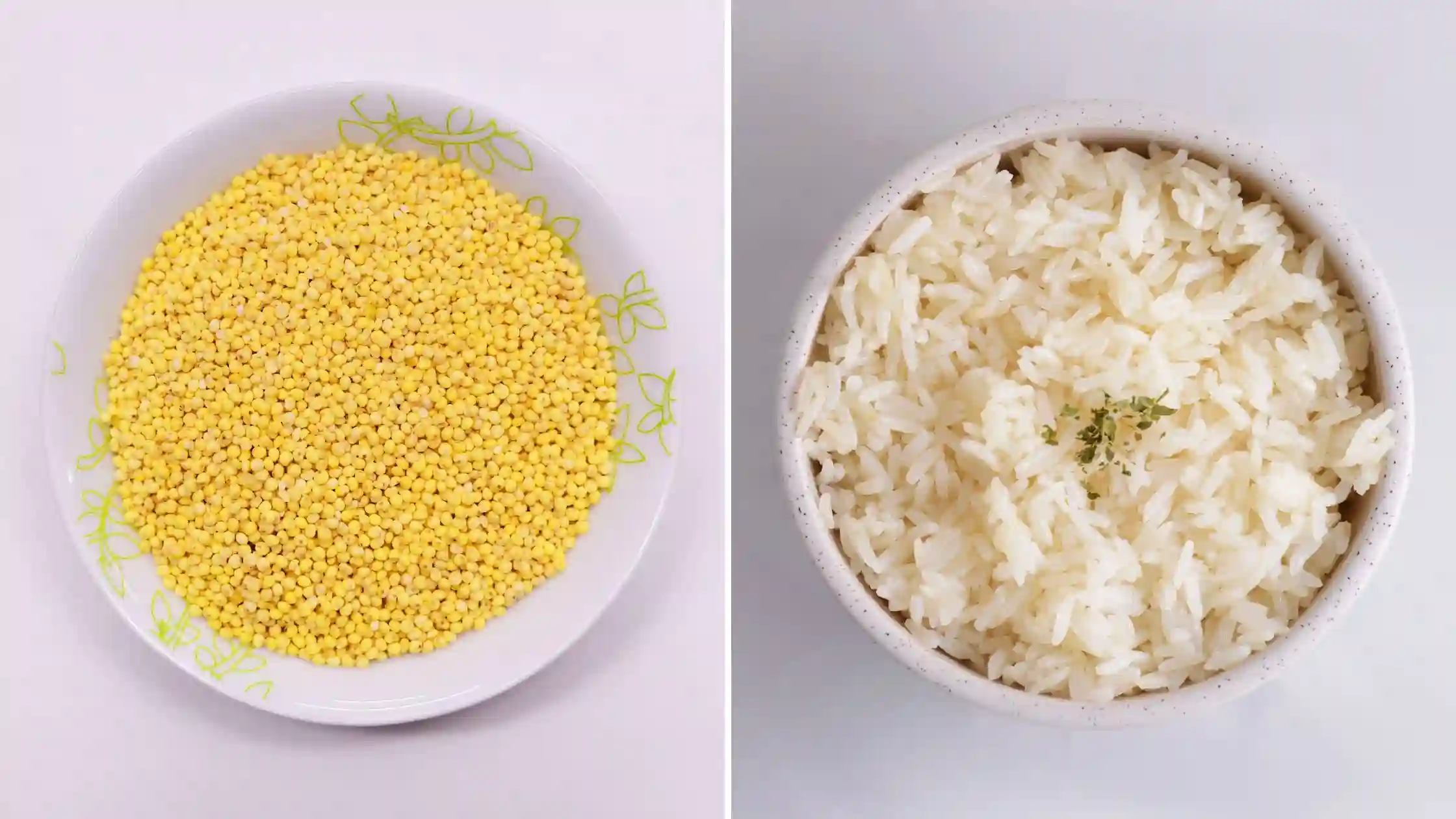 millet vs rice