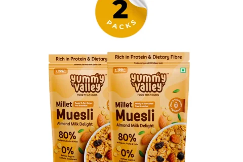 Millet Muesli - Almond Milk Delight ( Pack of 2)