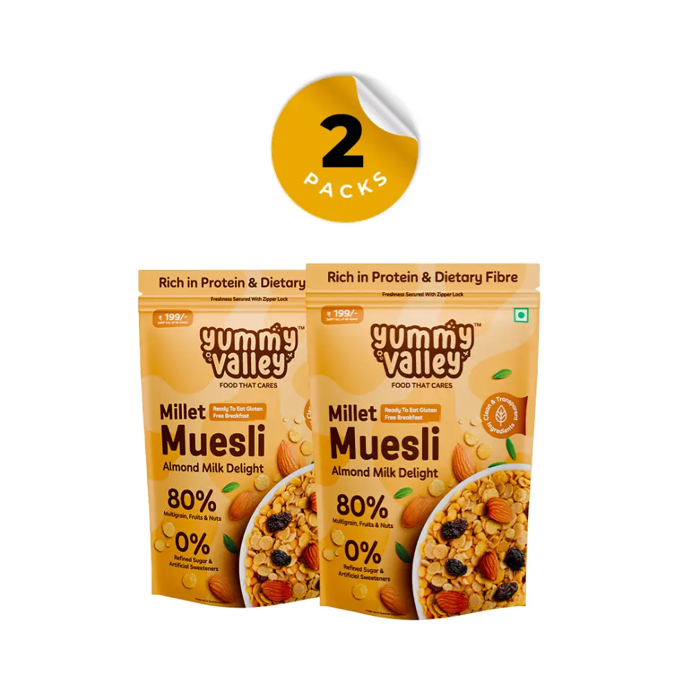Millet Muesli - Almond Milk Delight ( Pack of 2)