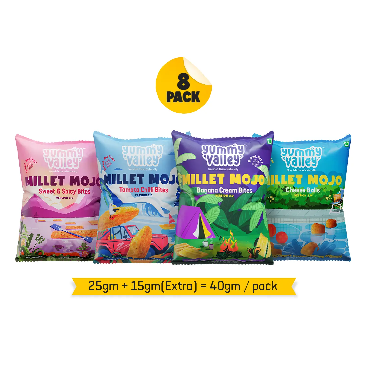 Millet Mojo Assorted (Pack of 8)
