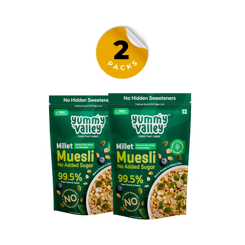 Millet Muesli - No Added Sugar (Pack of 2)