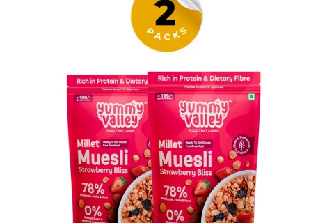Millet Muesli - Strawberry Bliss ( Pack of 2)