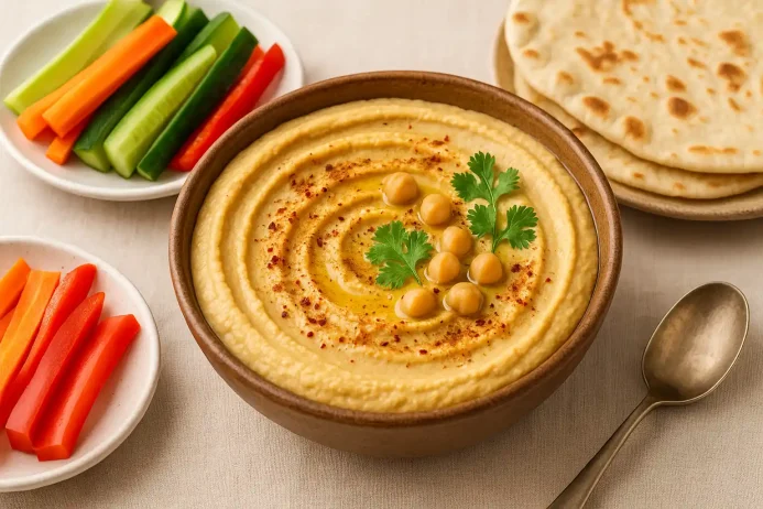 Hummus with Indian Twist
