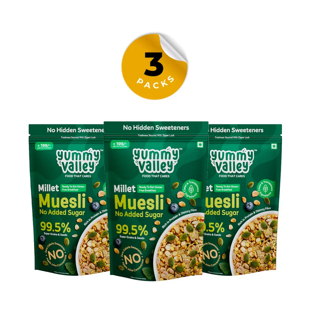 Millet Muesli - No Added Sugar (Pack of 3)