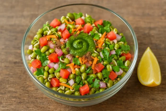 Sprouted Moong Salad