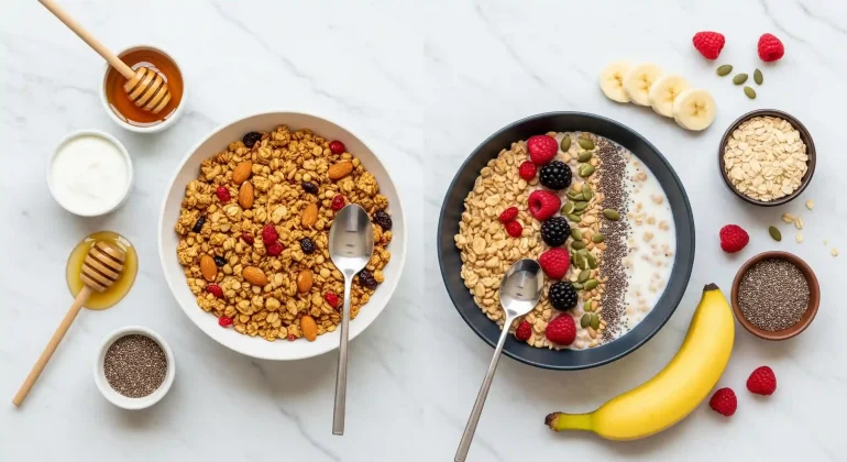Granola vs Muesli